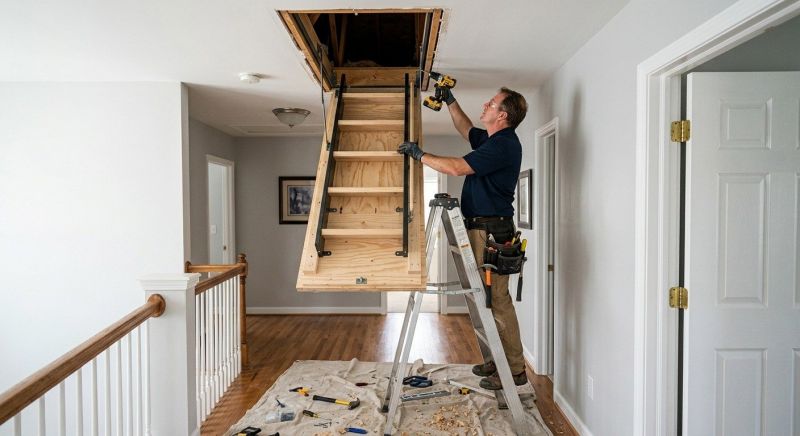Attic Stairs Installation in Alpharetta, GA
