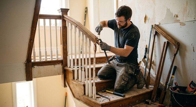 Banister Removal in Conroe, TX