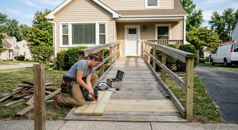 Handicap Ramp Repair in Littleton, CO